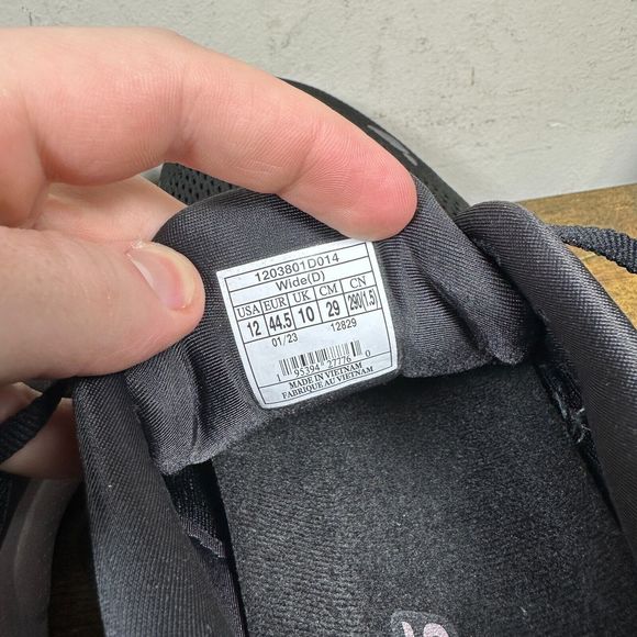 Brooks Ghost 15 Black Pink Rose Athletic Shoes Sneakers Women's Size 12 D - Picture 8 of 8